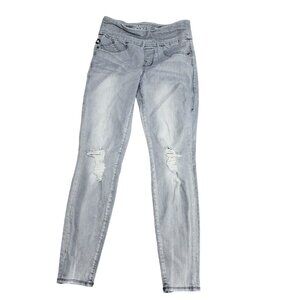 Rock & Republic Denim Rx Fever Jegging Jeans Womens 6 Gray Pull On Stretch Denim